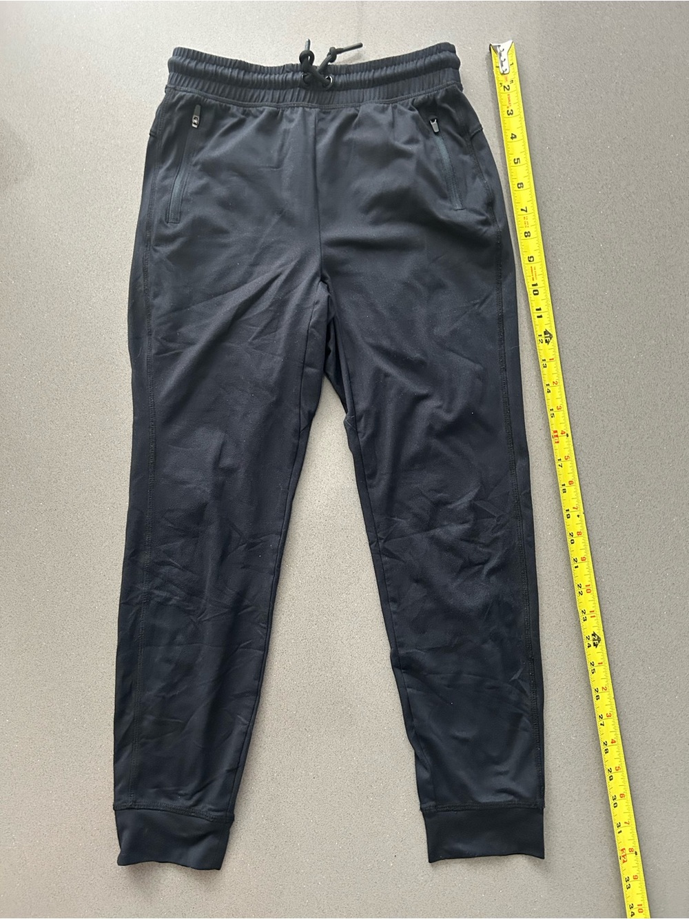 all in motion Black Kids Jogger Sweatpants with Zip Pockets Kids Size M (8-10yrs
